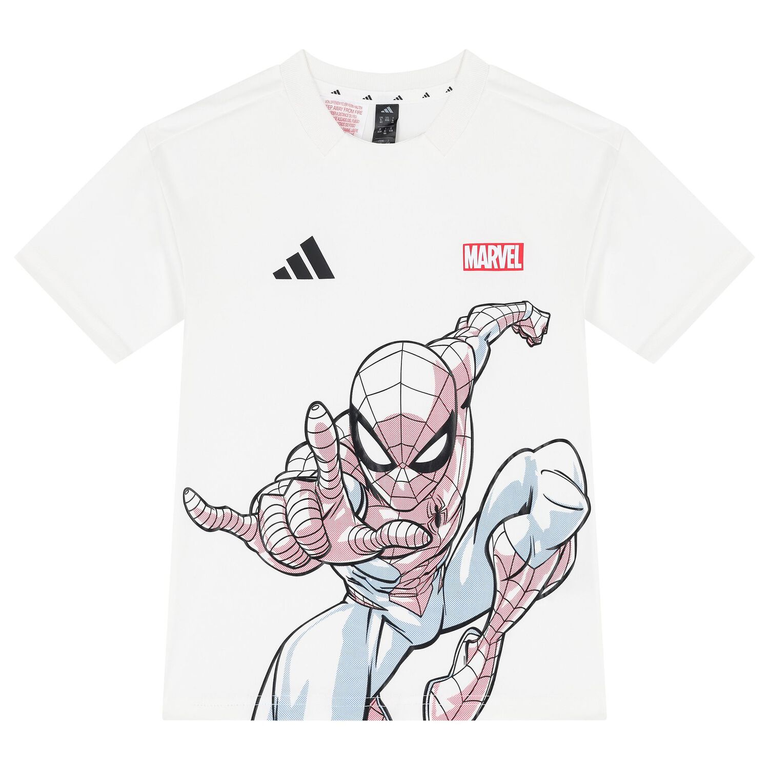 Boys White & Black Marvel Shorts Set, 1, hi-res