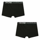 Boys Black Boxer Shorts (2-Pack), 1, hi-res