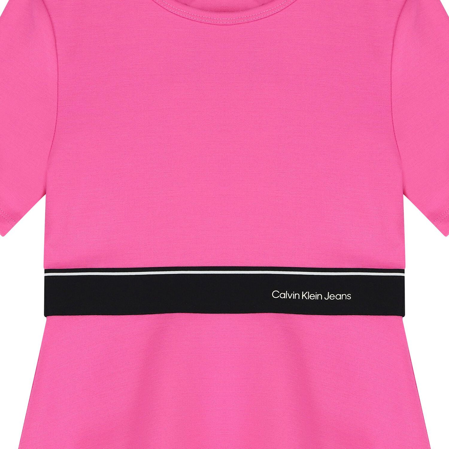 Girls Pink Logo Dress, 2, hi-res