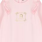 Baby Girls Pink Logo Babygrow, 2, hi-res