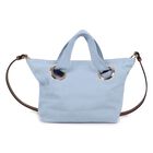 Girls Mini Me Blue Logo Tote Bag, 2, hi-res