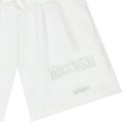 Girls White Logo Shorts, 1, hi-res