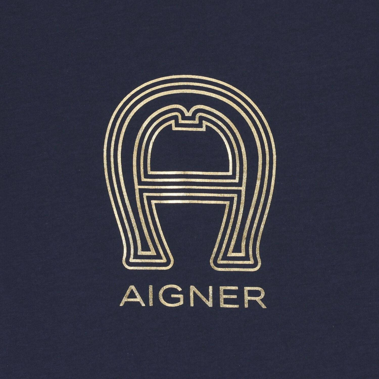 Younger Boys Navy Blue Logo T-Shirt, 3, hi-res