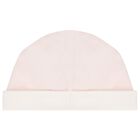 Baby Girls Pink & Ivory Logo Babygrow Gift Set , 1, hi-res