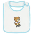 Pink Teddy Bear Logo Babygrow Set, 3, hi-res