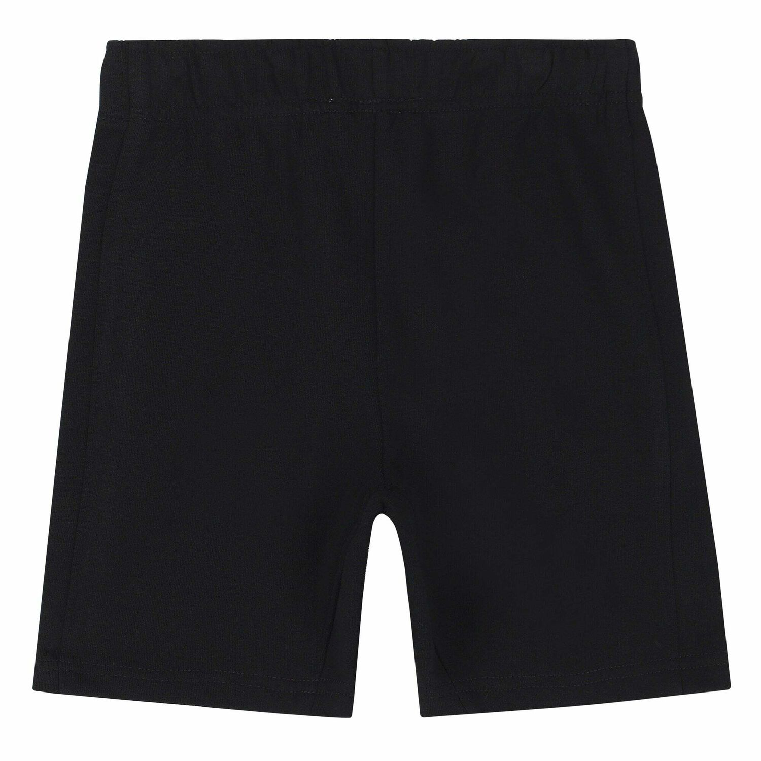 Boys Black Logo Shorts, 1, hi-res