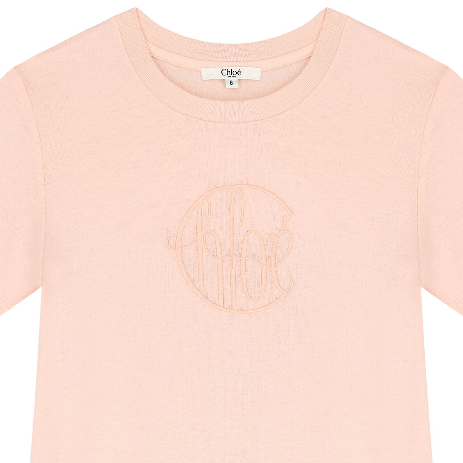 فستان بنات بالشعار باللون الوردي, 1, hi-res