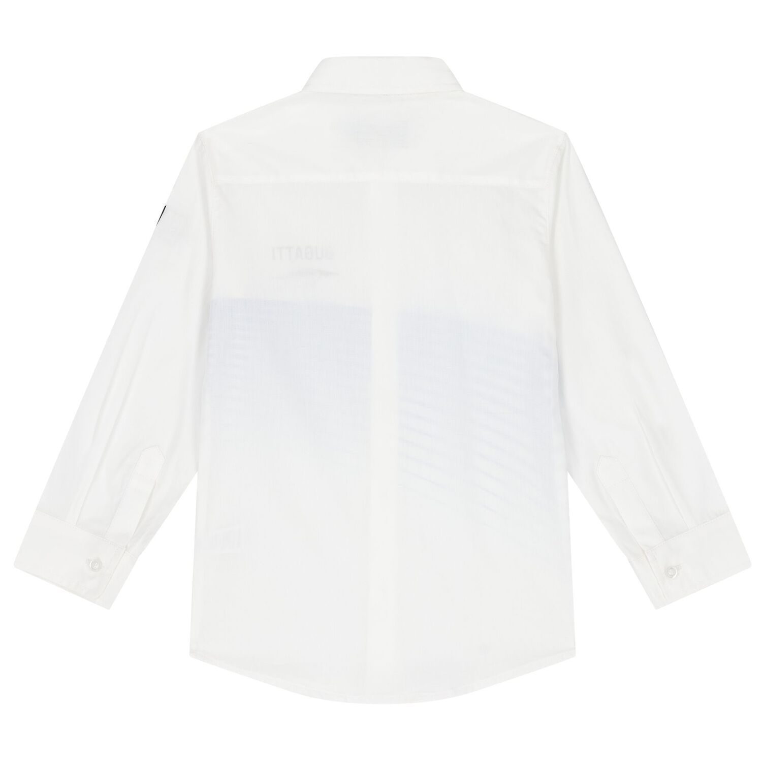 Boys White Logo Shirt, 1, hi-res image number null