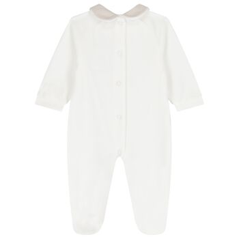 Ivory Teddy Bear Babygrow