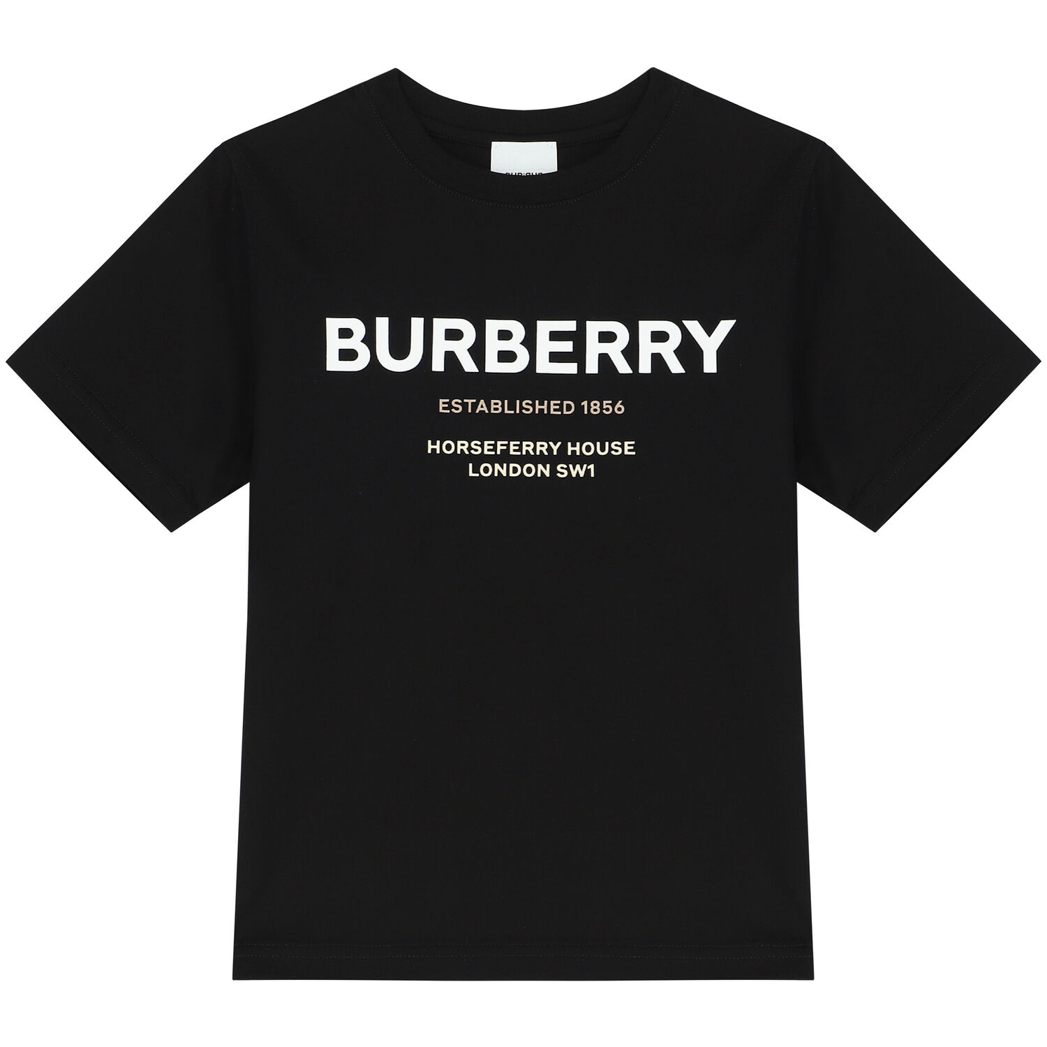 تيشيرت بالشعار باللون الأسود, 1, hi-res image number null