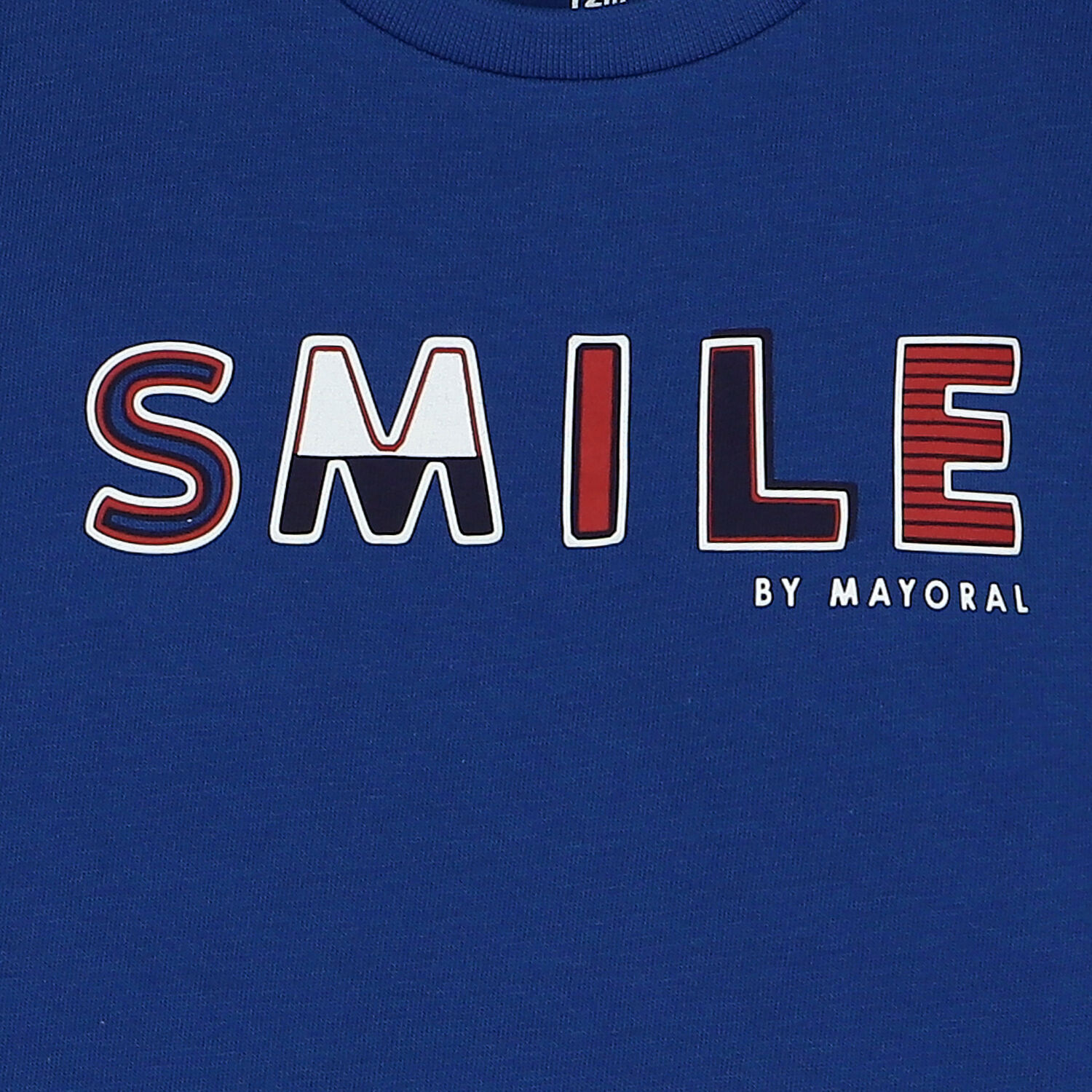 Younger Boys Blue Logo Long Sleeve Top, 3, hi-res image number null