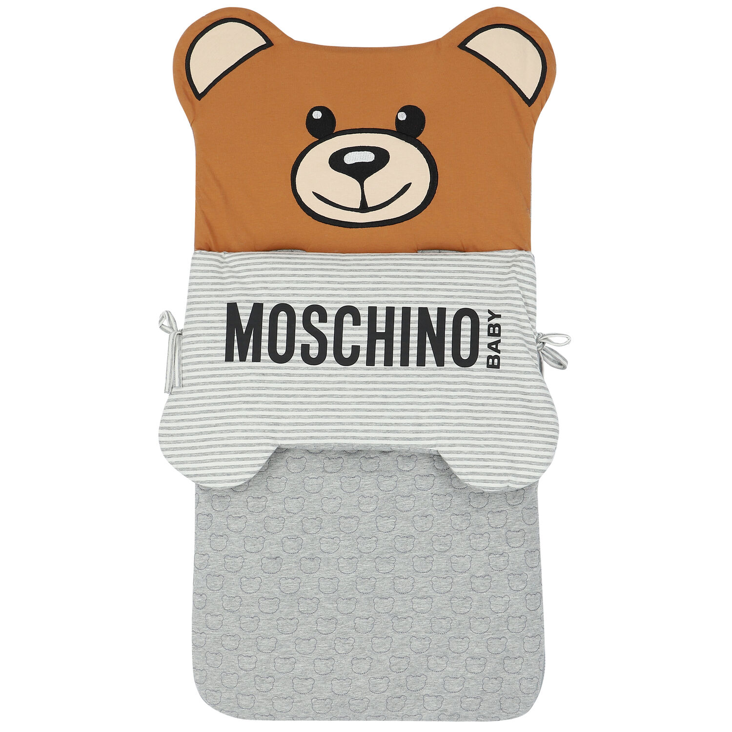 Grey Teddy Logo Baby Nest, 1, hi-res