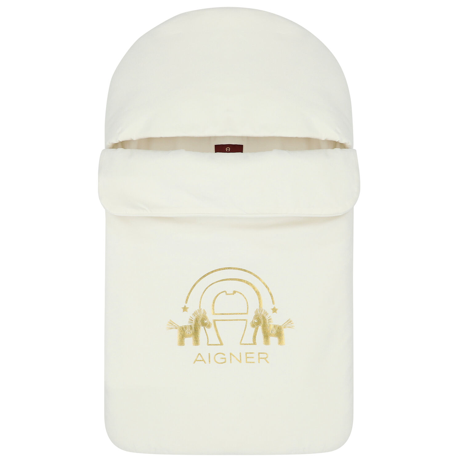 مدس بالشعار باللون العاجي والذهبي, 2, hi-res