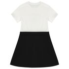 فستان بنات ميدوسا باللون الأبيض والأسود, 1, hi-res