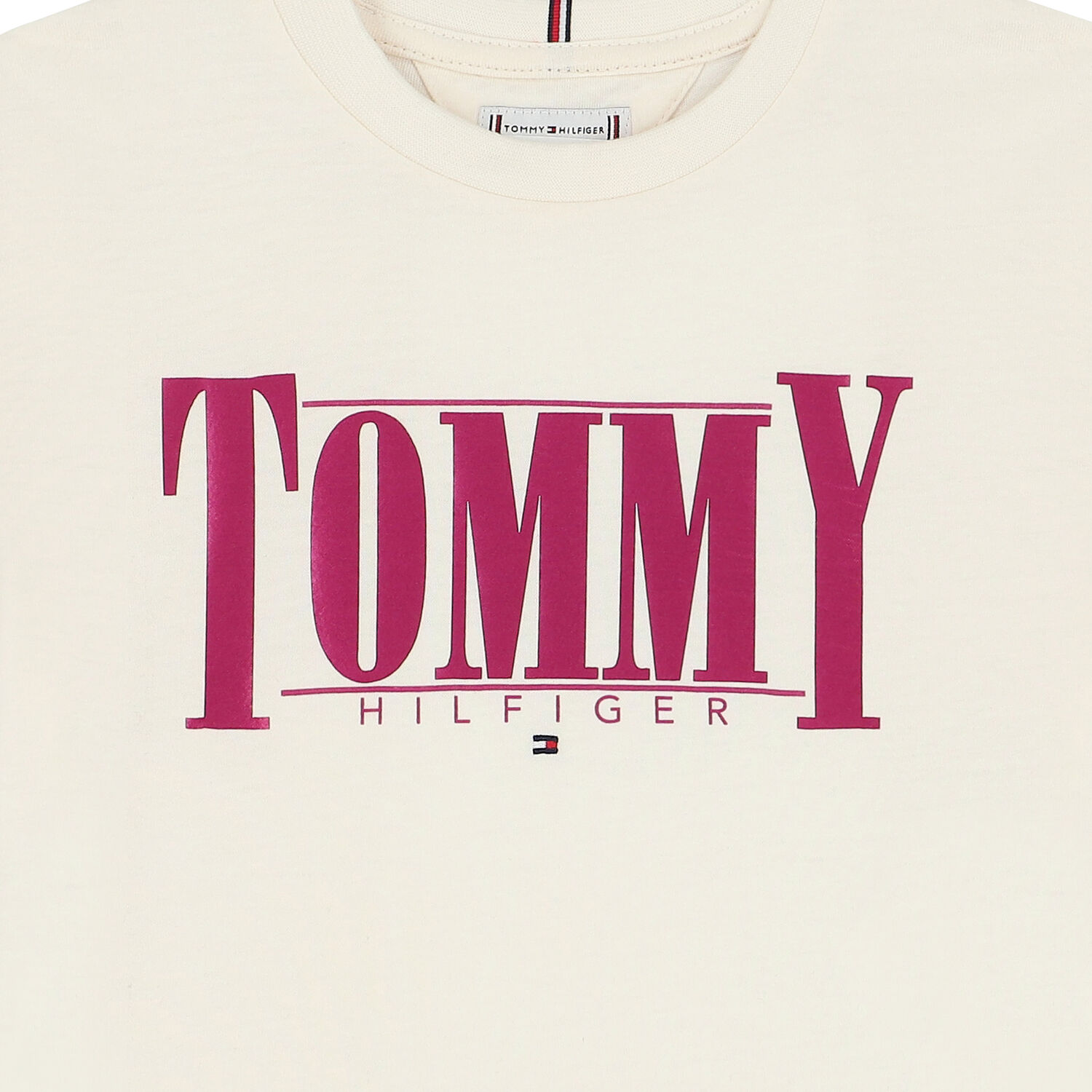 Girls Ivory Logo T-Shirt, 1, hi-res