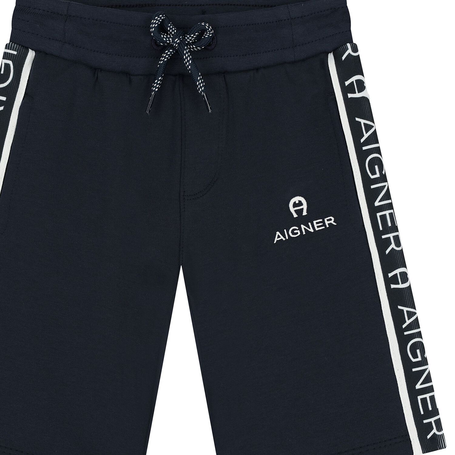 شورت أولاد بالشعار باللون الكحلي, 3, hi-res image number null