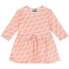 فستان بالشعار باللون الوردي, 1, hi-res