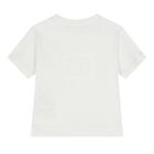 White Logo Baby T-Shirt, 1, hi-res