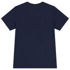 Boys Navy Blue Polo Bear T-Shirt, 1, hi-res
