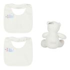 White Bib Gift Set, 3, hi-res