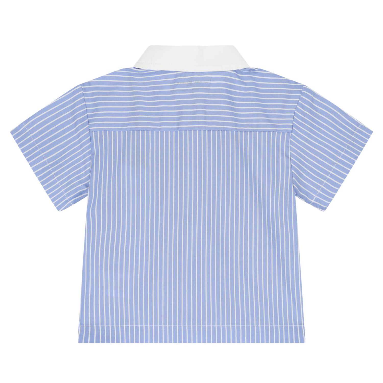 طقم شورت ايكونك كارل باللون الأزرق والأبيض للأولاد, 1, hi-res