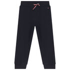 بدلة رياضية أولاد بالشعار باللون الكحلى, 1, hi-res