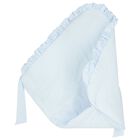 Baby Girls Blue Ruffled Nest, 1, hi-res