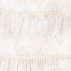 Girls Ivory Floral Tiered Dress, 1, hi-res