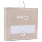 بطانية قطن محبوكة باللون الأبيض, 3, hi-res