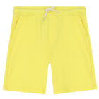 Boys Yellow Cotton Shorts, 5, hi-res