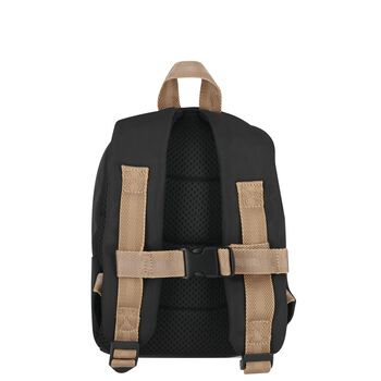 Boys Black & Beige Logo Backpack