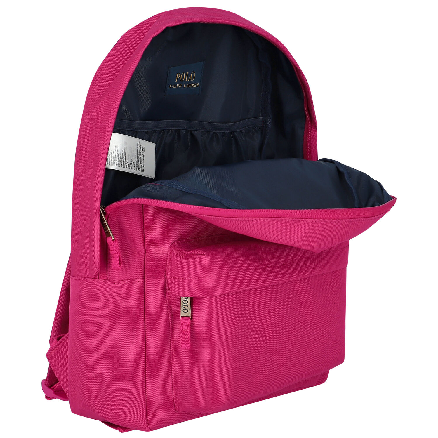 حقيبة ظهر بالشعار باللون الوردى, 3, hi-res