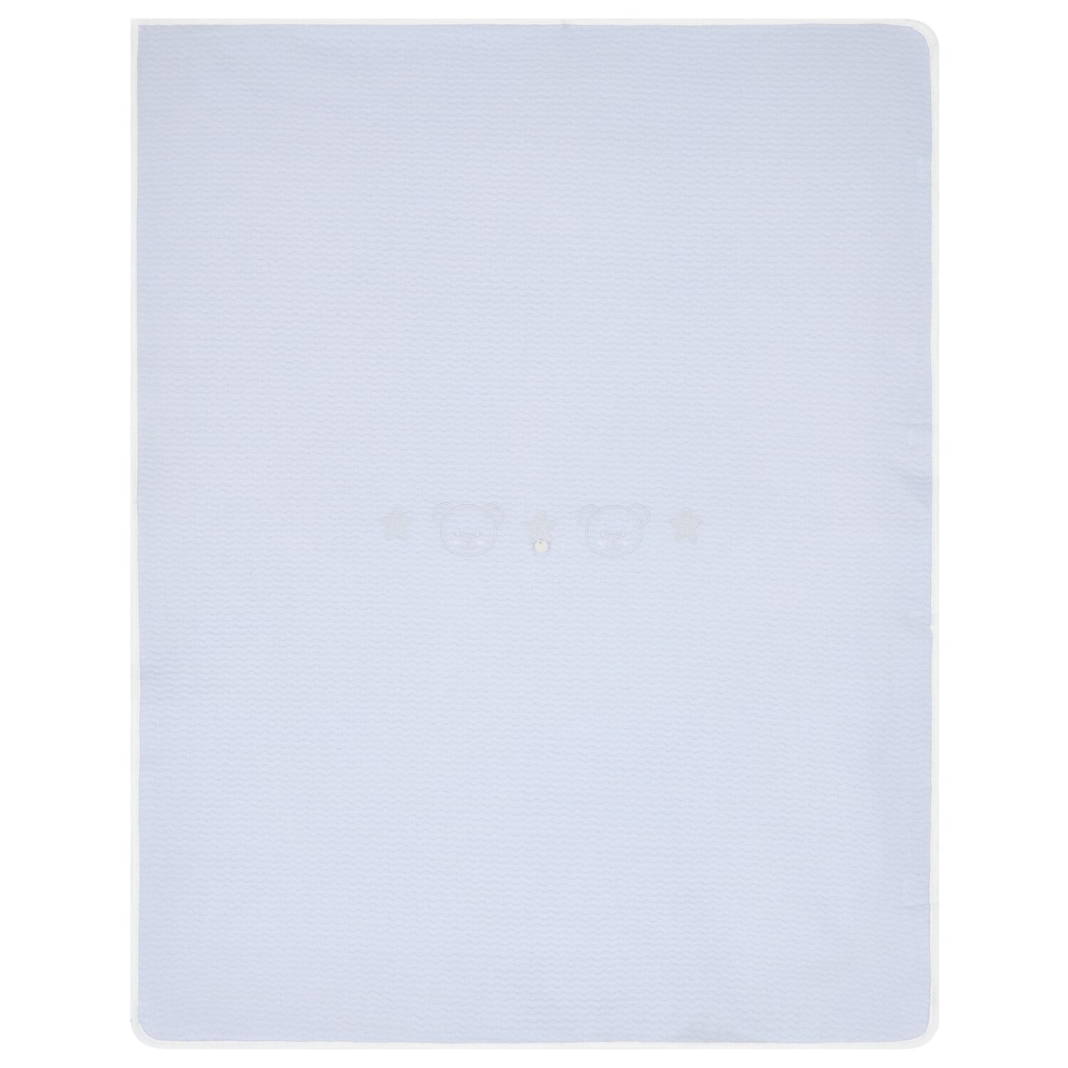 بطانية أولاد بشعار تيدي بير والقلب باللون الأزرق, 1, hi-res image number null