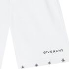 Boys White Logo Shorts, 2, hi-res