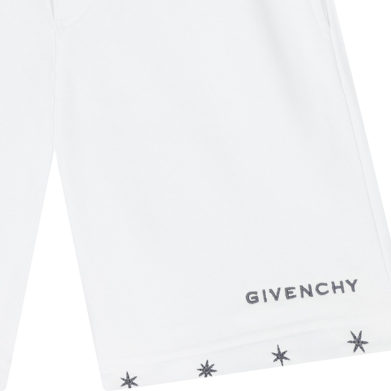 Boys White Logo Shorts, 2, hi-res