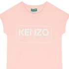 فستان بنات بالشعار باللون الوردي, 1, hi-res