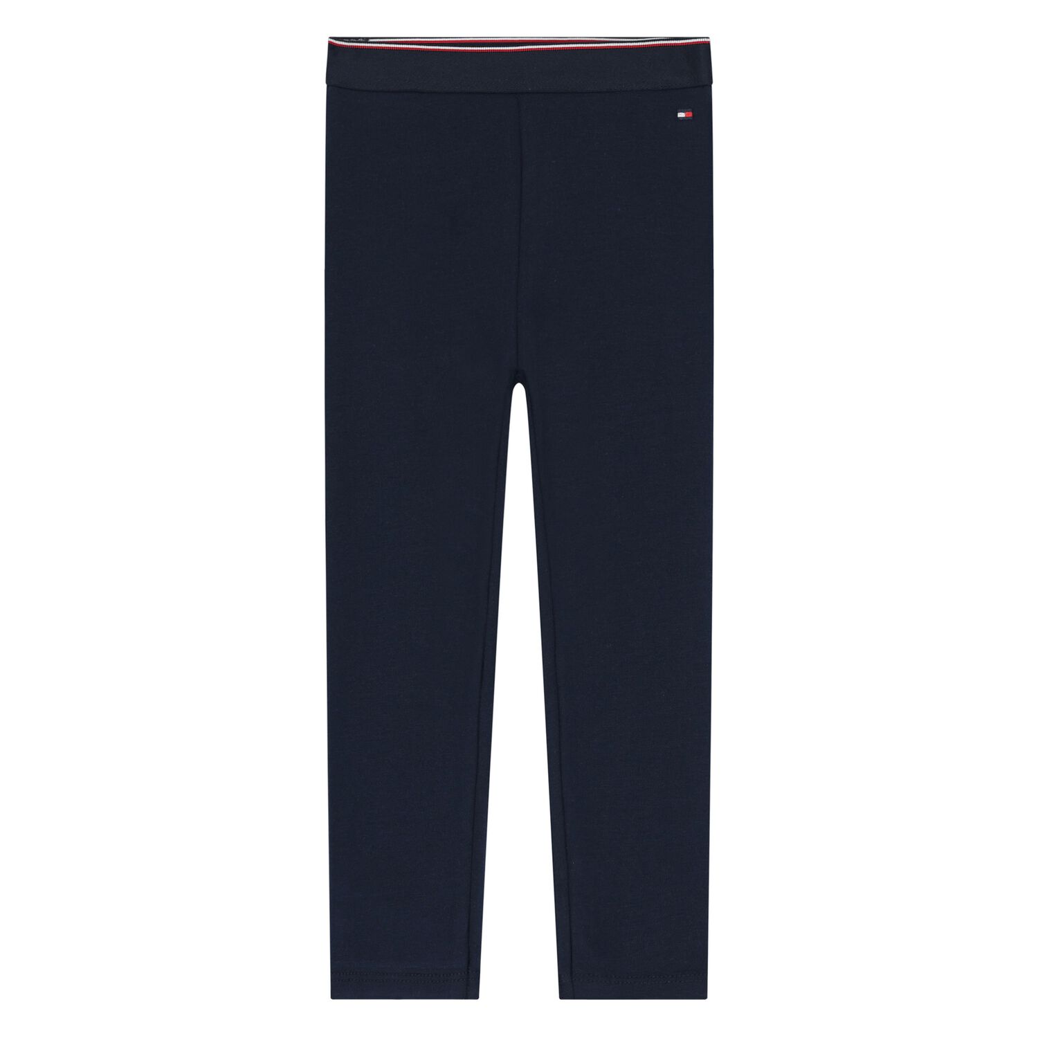 Younger Girls Navy Blue Logo Leggings, 1, hi-res image number null