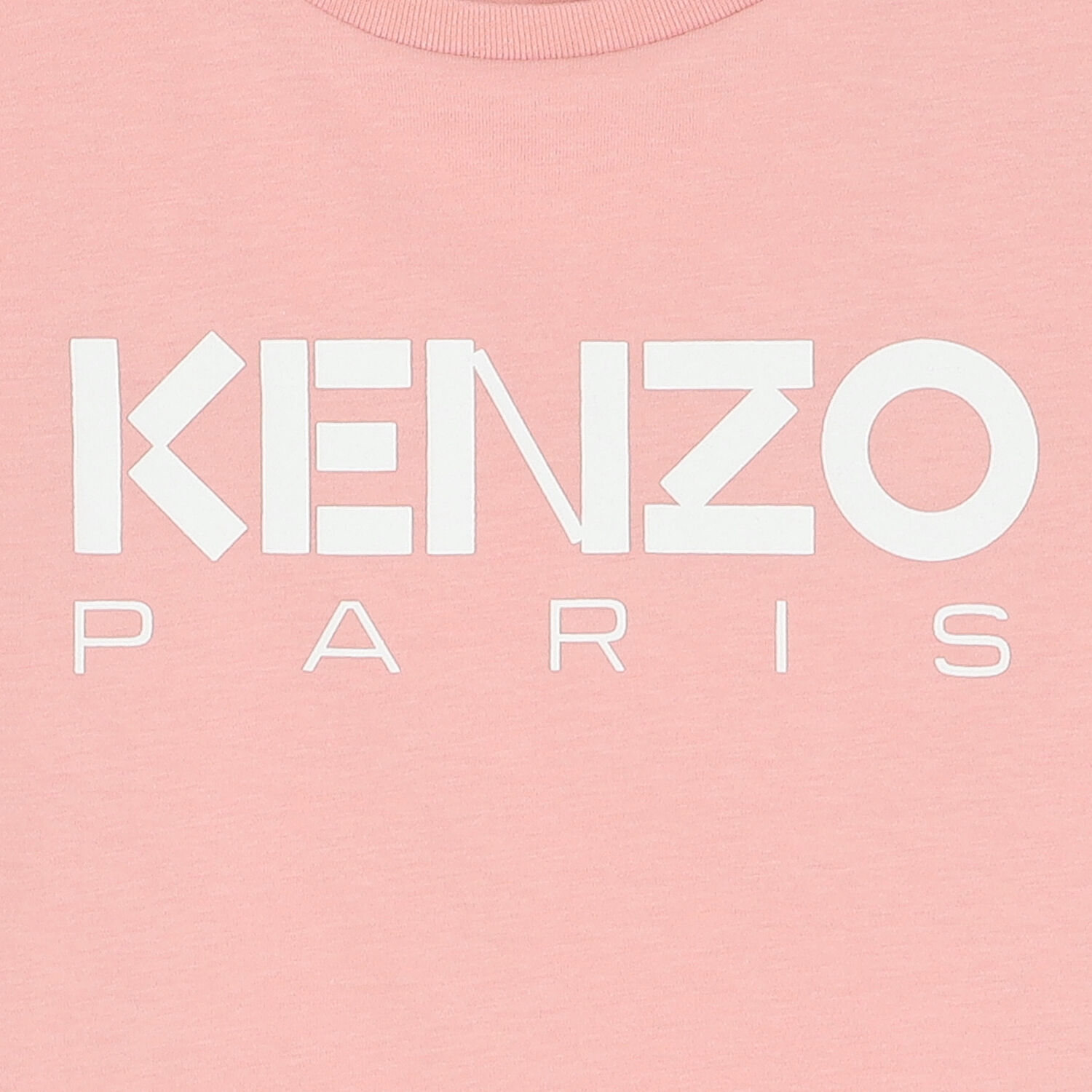 تيشيرت بالشعار باللون الوردي للبنات, 1, hi-res