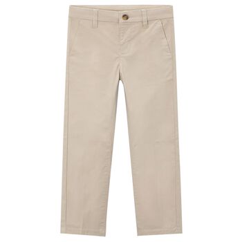 Boys Beige Trousers