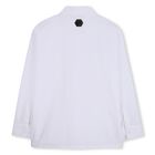 White Embroidered Logo Shirt, 1, hi-res