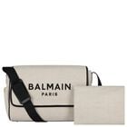 حقيبة تغيير حفاضات الأطفال بشعار باللون  بيج, 1, hi-res