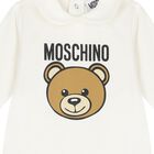 Ivory Teddy Bear Logo Babygrow Gift Set, 1, hi-res