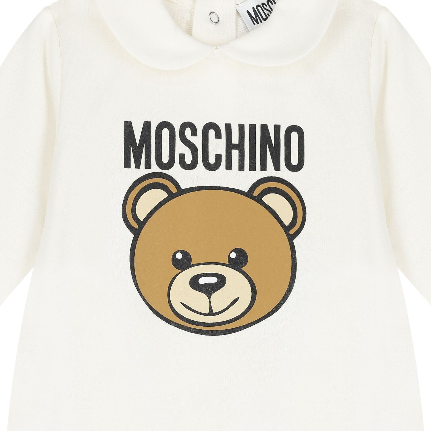 Ivory Teddy Bear Logo Babygrow Gift Set, 1, hi-res
