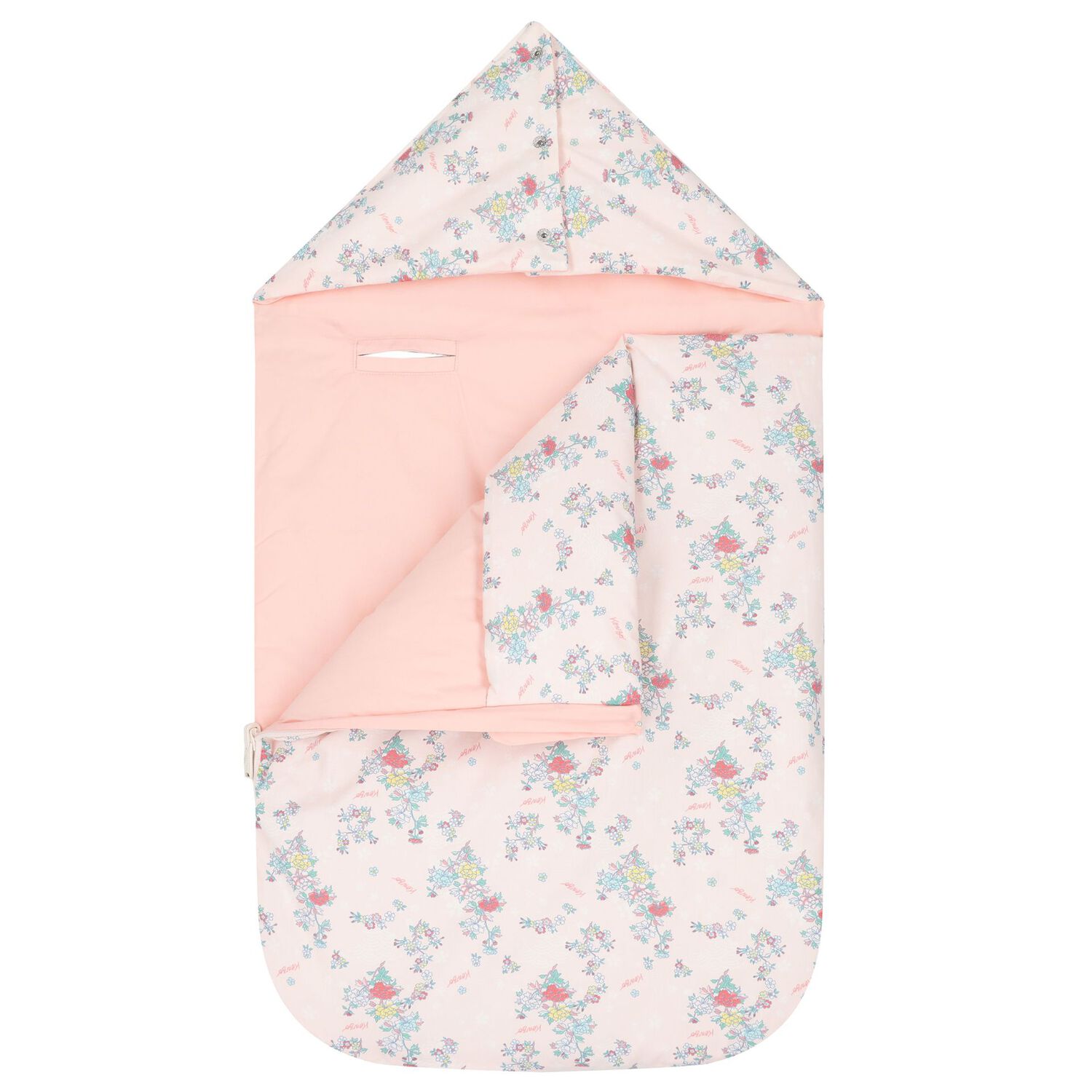 مدس بالشعار باللون الوردى للبنات, 1, hi-res