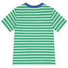 Boys White & Green Logo T-Shirt, 1, hi-res