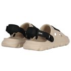 Boys Beige & Black Logo Sandals, 2, hi-res