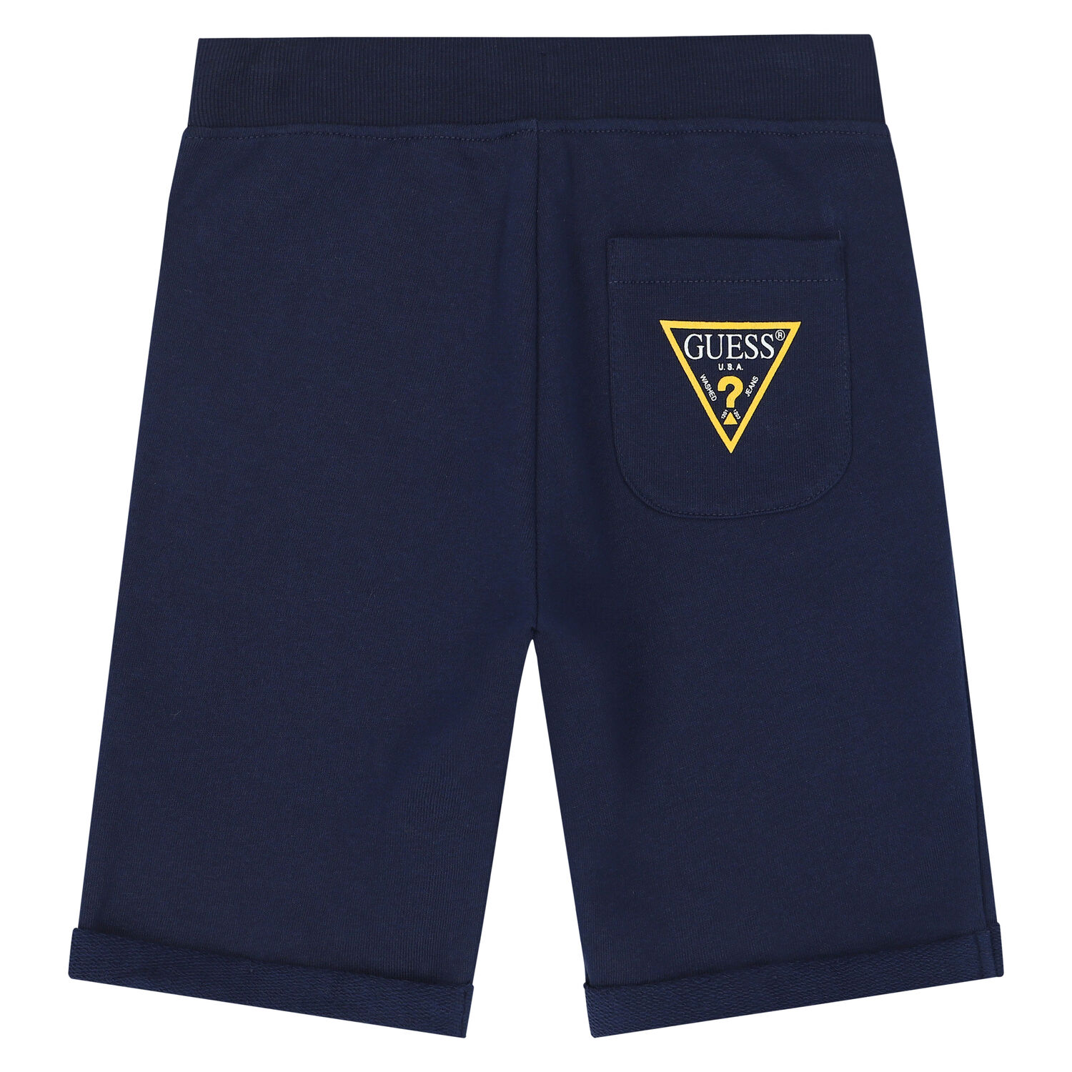 Boys Navy Logo Shorts, 3, hi-res image number null