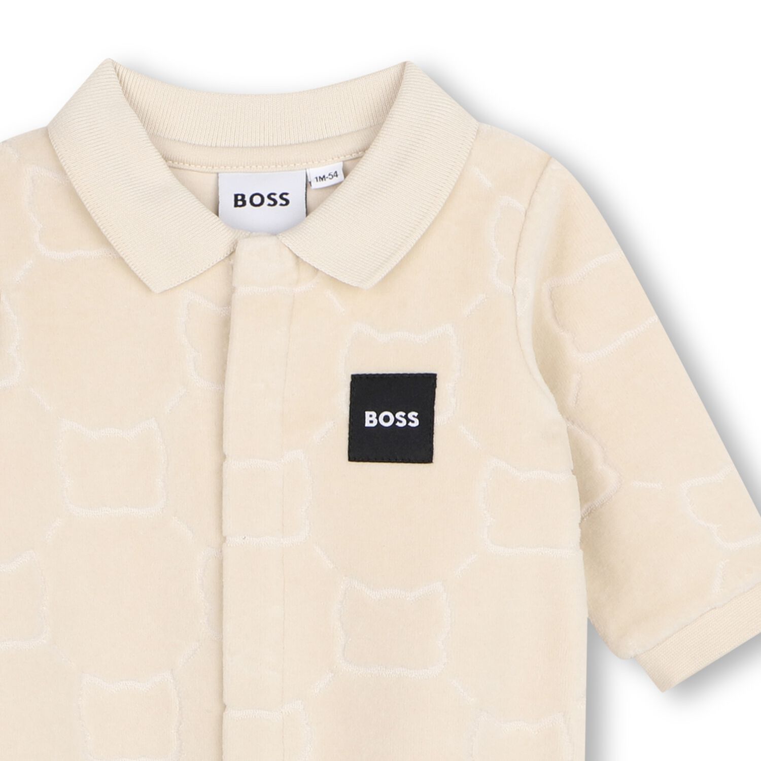 Beige Logo Babygrow Gift Set, 1, hi-res