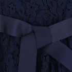 فستان دانتيل باللون الكحلي , 1, hi-res