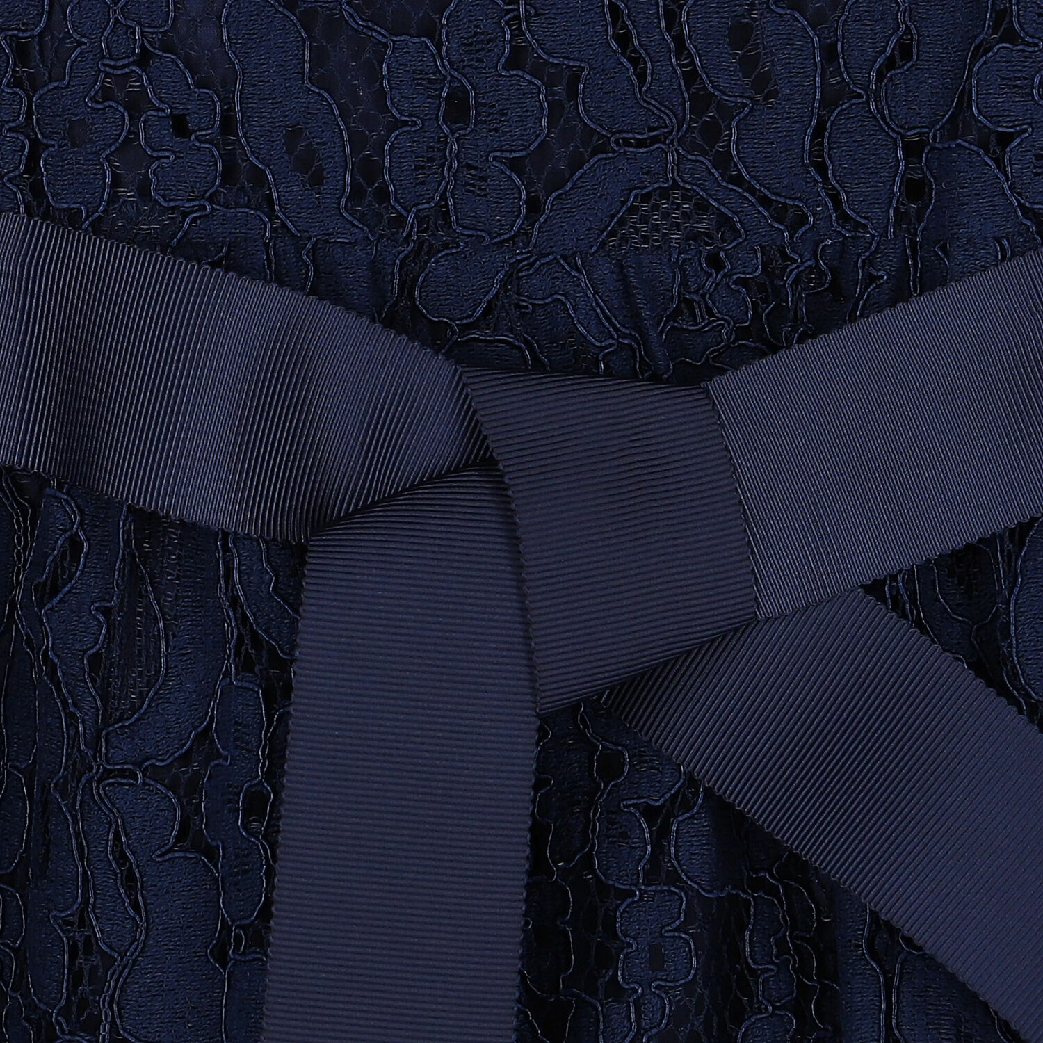 فستان دانتيل باللون الكحلي , 1, hi-res